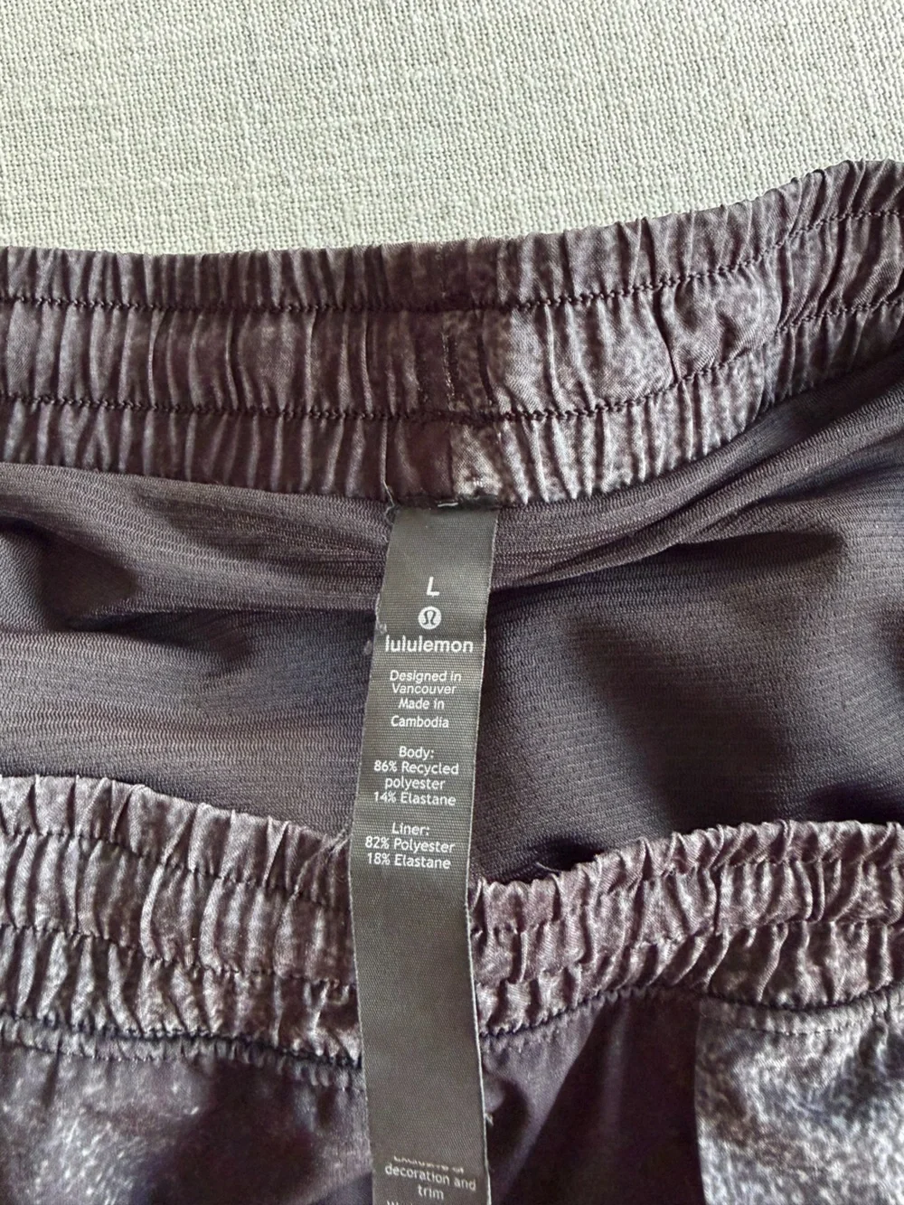 Lululemon Pace Breaker Out Of Mind Liner 9